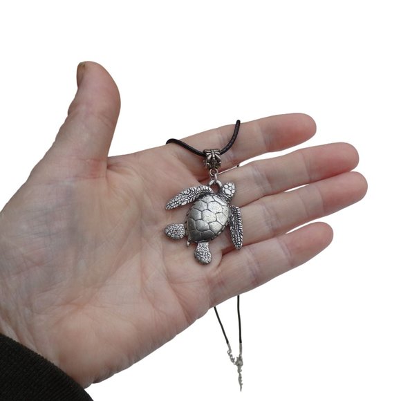 Sea Turtle Necklace 1346 - Picture 5 of 6